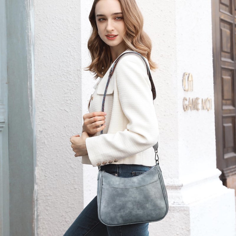 APHISON Trendy Leather Crossbody Purse with Adjustable Strap, Women's Shoulder Handbag - Image 2